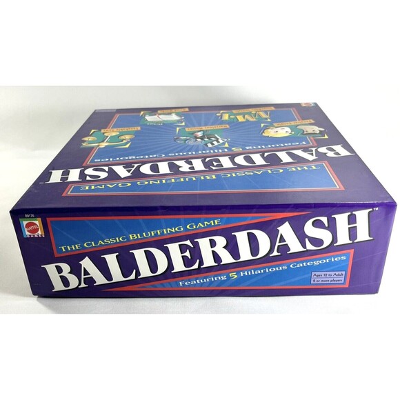 Balderdash The Classic Bluffing Board Game by Mattel 2003 B9176 Complete - Picture 11 of 12